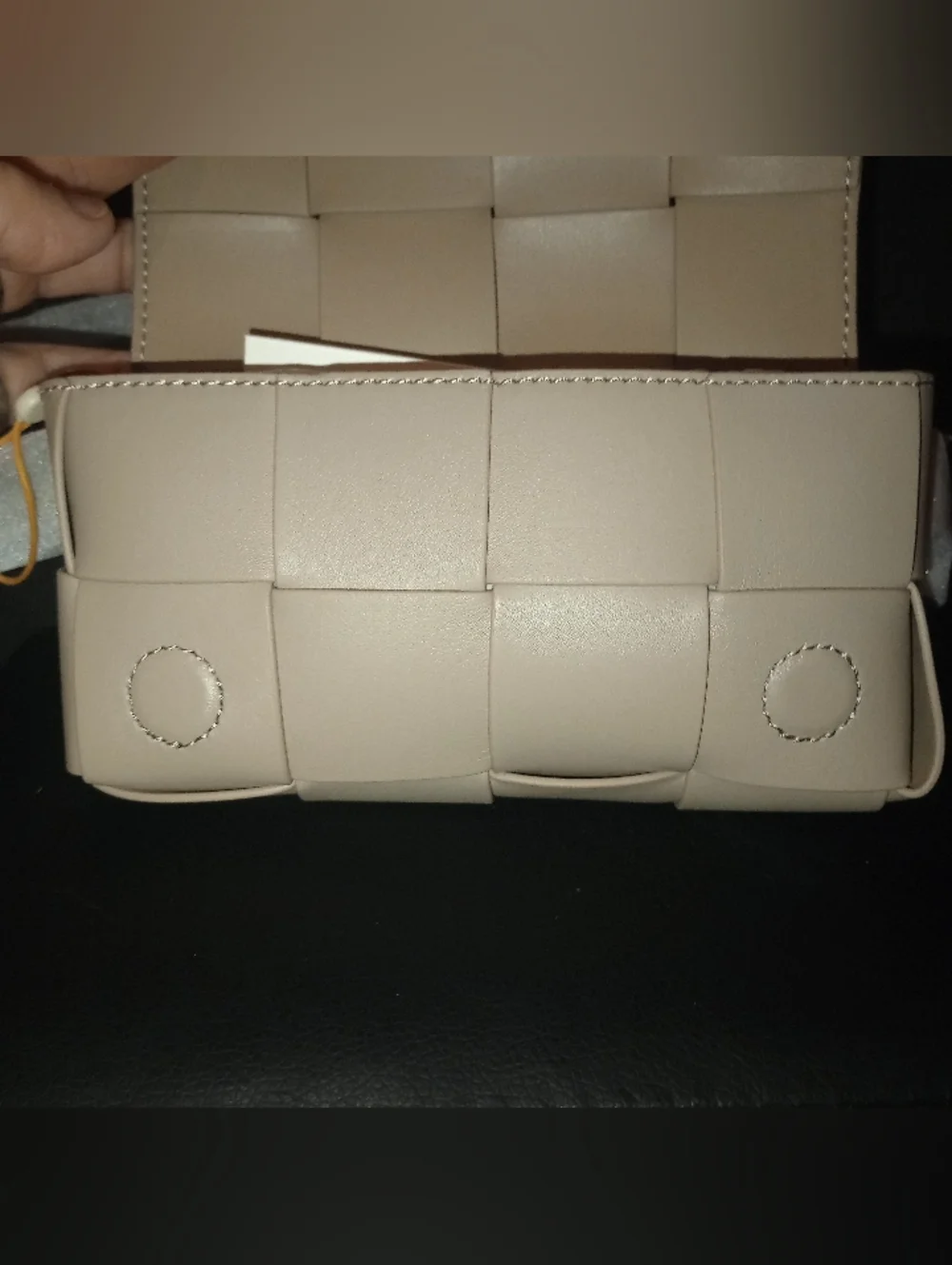 NWT Quince Italian Leather Handwoven Box Belt Bag - Picture 3 of 13